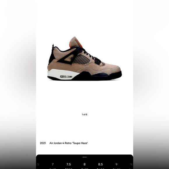 Jordan retro 4 “Taupe Haze” - Picture 1 of 3